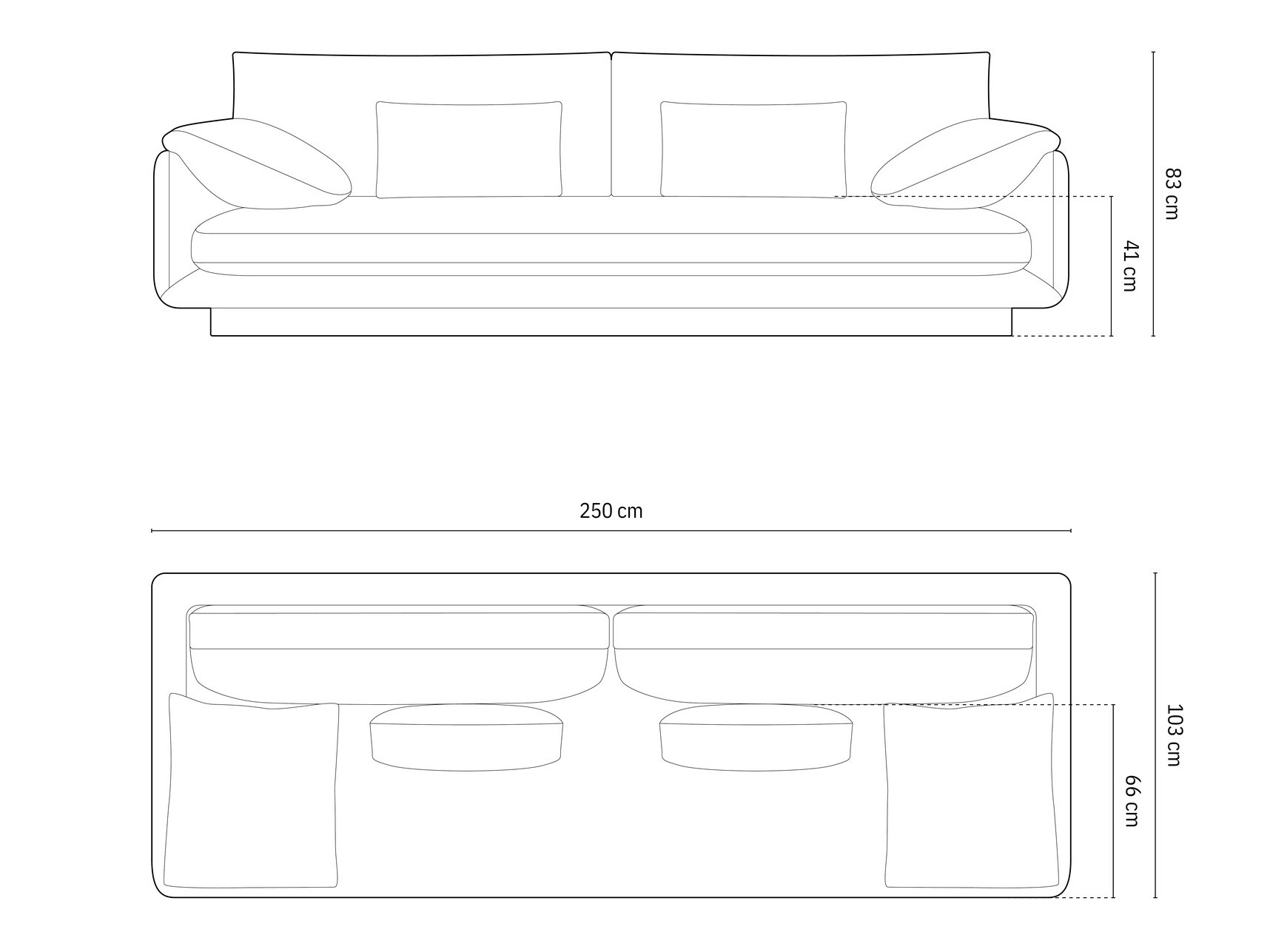 Sofa Vernovu 101 (Casino Ebony)