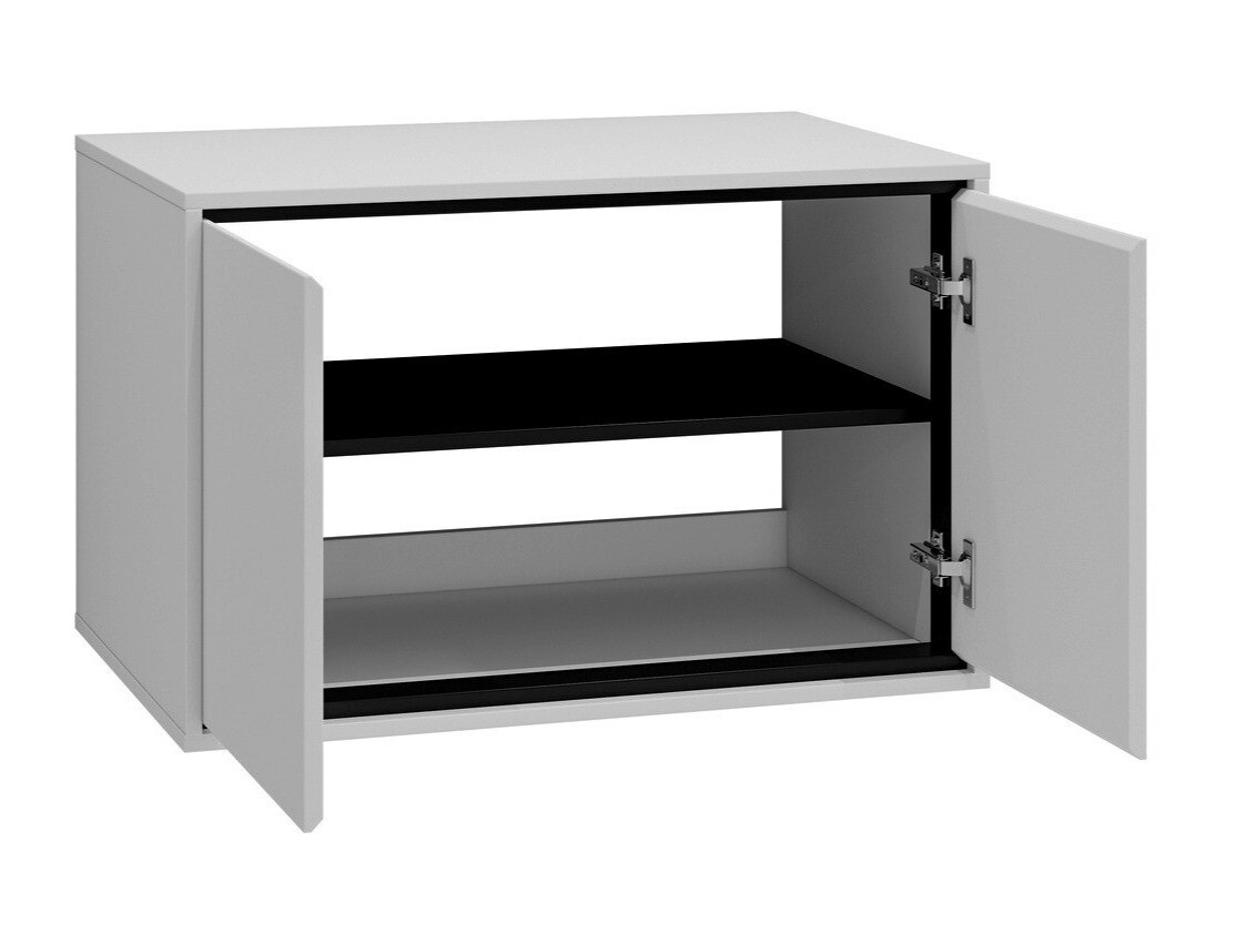 Badezimmer-Set Tecavu 105 (Weiß glänzend + Weiß)