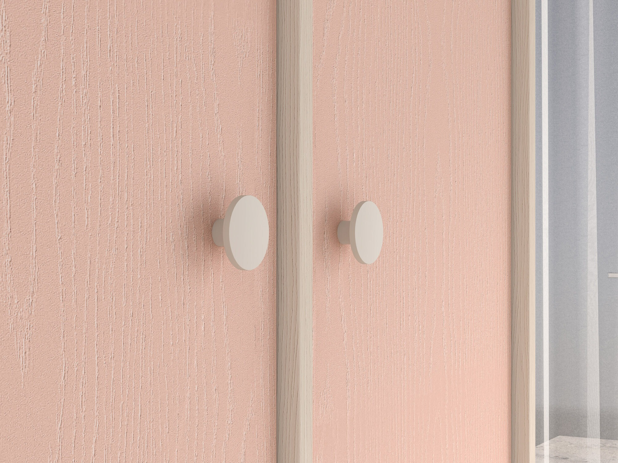 Kleiderschrank Tortoli 101 (Rosa)