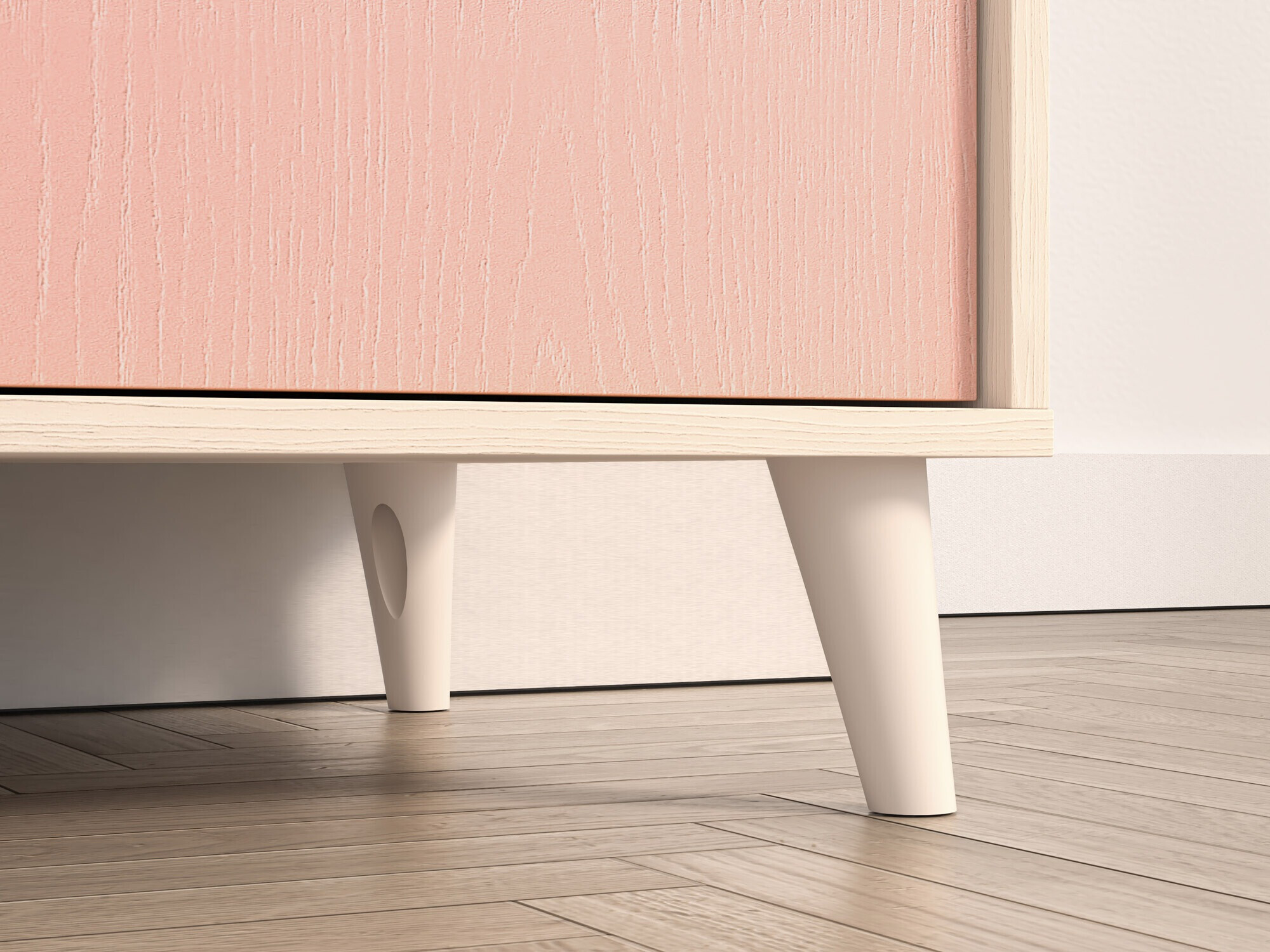 Kleiderschrank Tortoli 101 (Rosa)