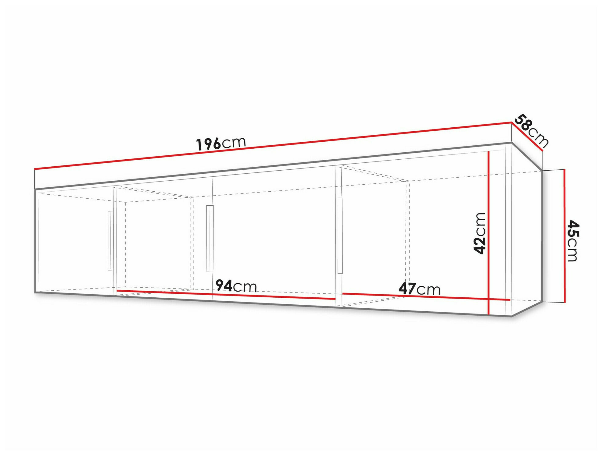 Kleiderschrank Collis II (Wotan Eiche + Schwarz)
