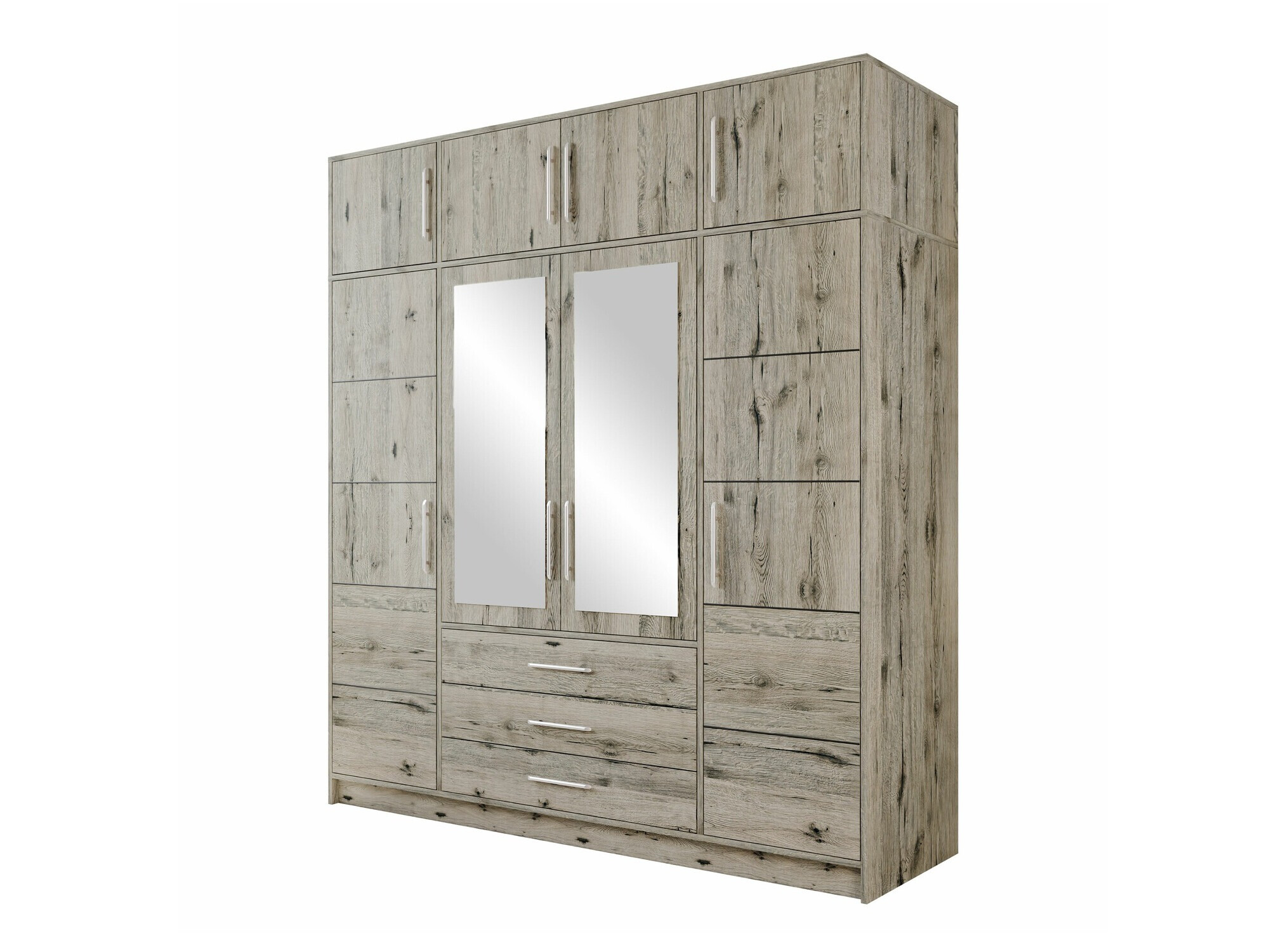 Kleiderschrank Enolevo 108 (Wellington Eichenholzoptik)