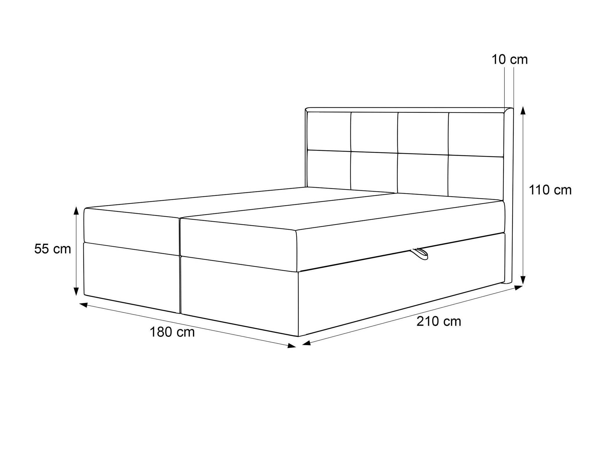 Boxspringbett Martinez 115 (Abriamo 05)