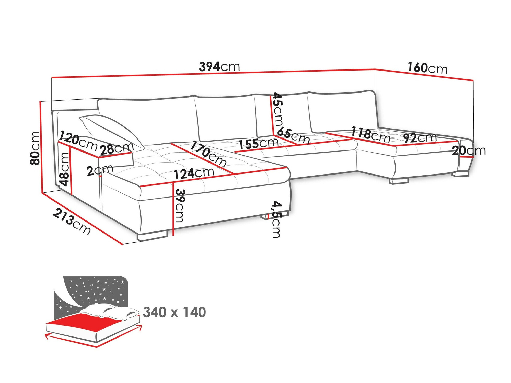 Ecksofa Comfivo 106 (Soul 17)