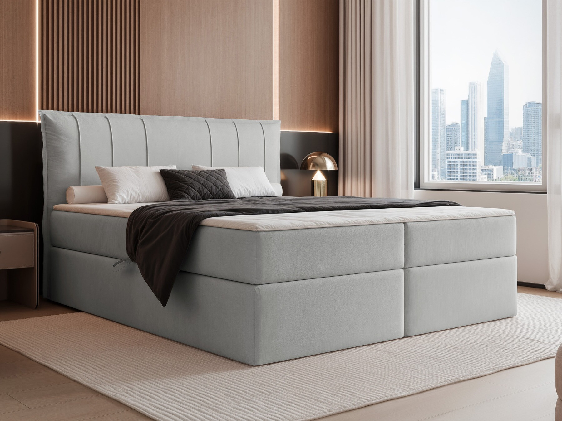 Boxspringbett Martinez 107 (Magic Velvet 2240)