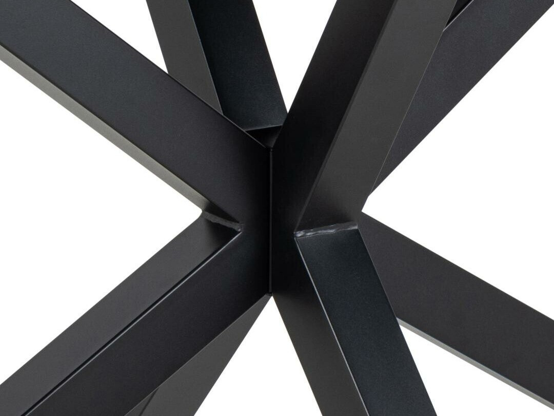 Tisch Norsica 918 (Weißer Marmor + Schwarz)