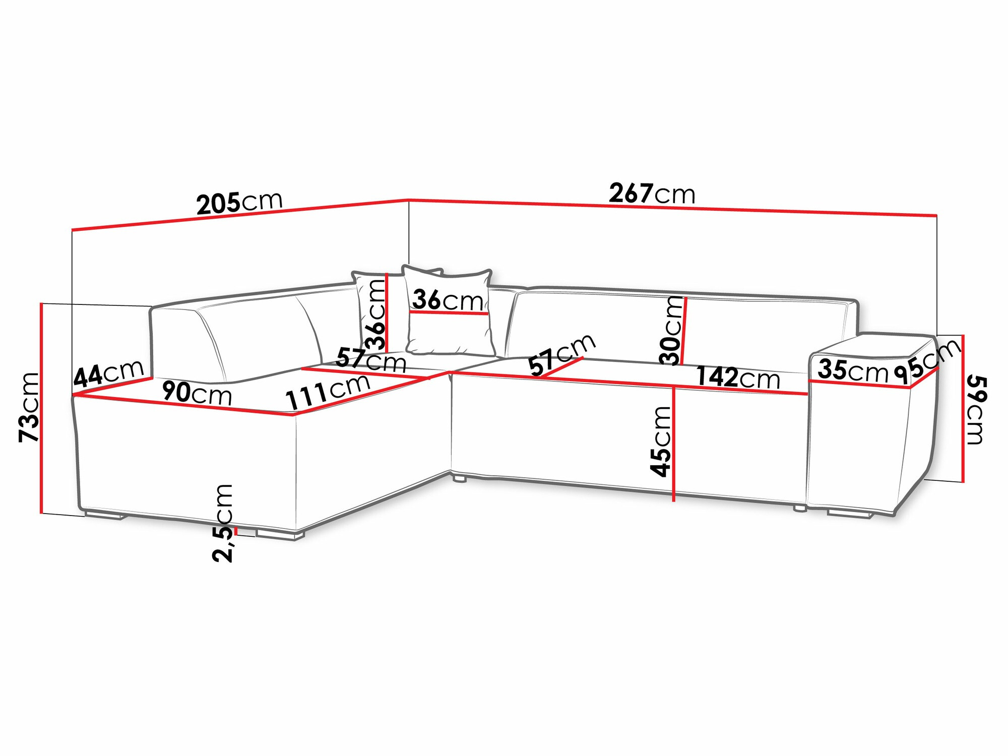 Ecksofa Comfivo 289 (Poso 14)