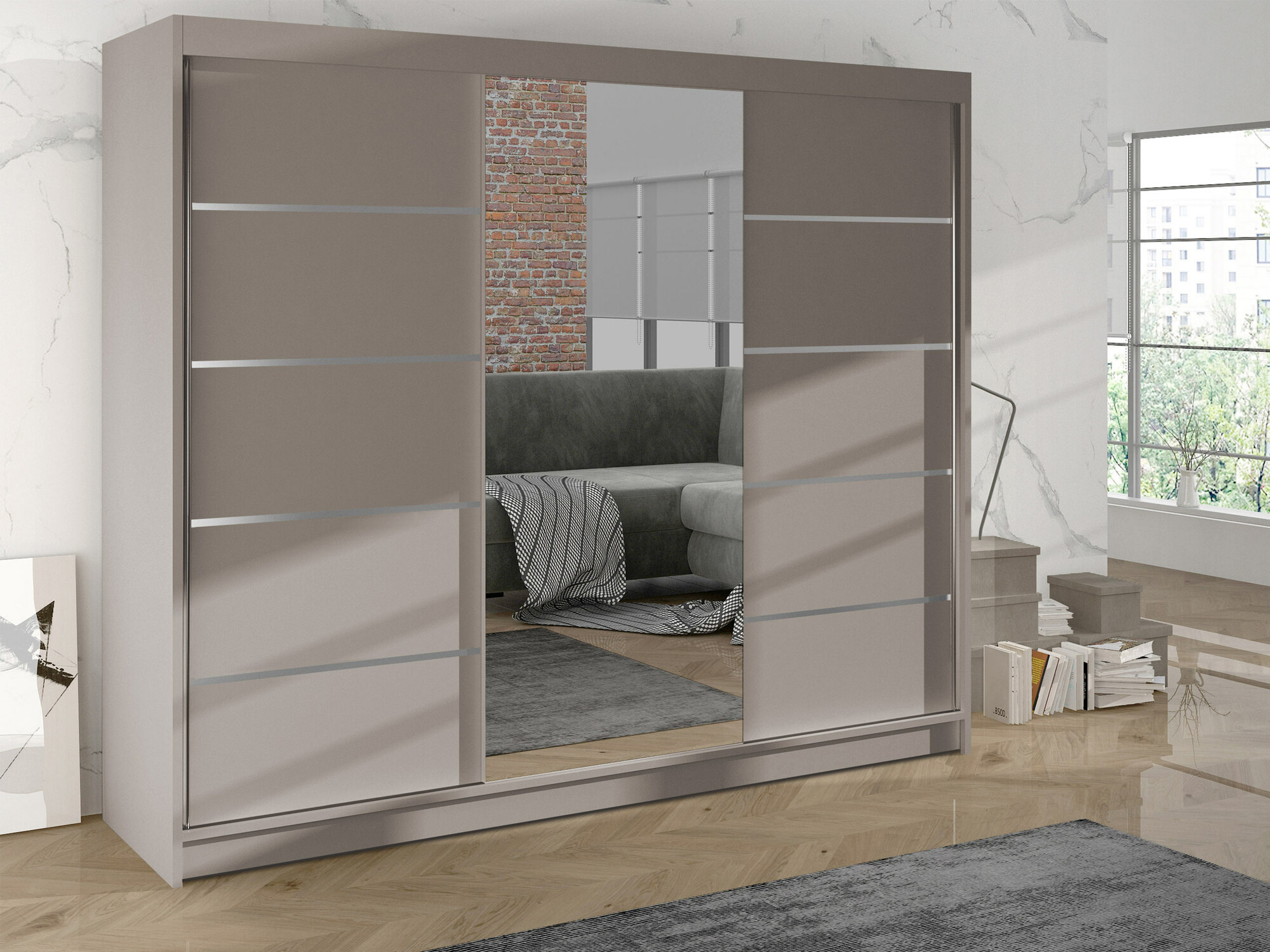 Kleiderschrank Closico Durion IV (Kaschmir)