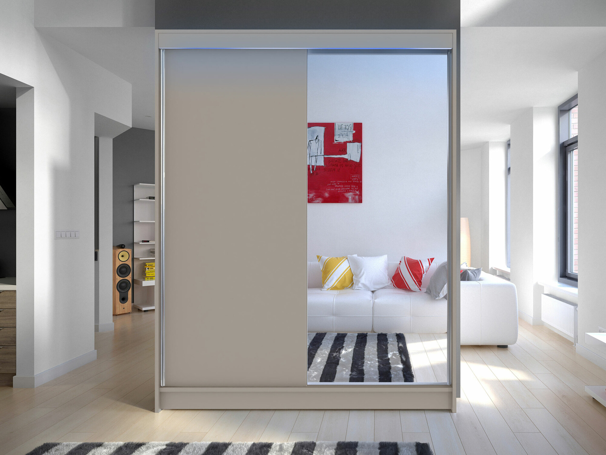 Kleiderschrank Closico Vastor I (Kaschmir)