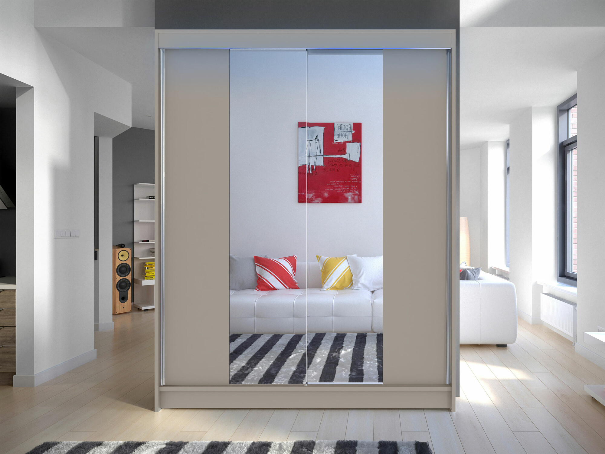 Kleiderschrank Closico Vastor II (Kaschmir)