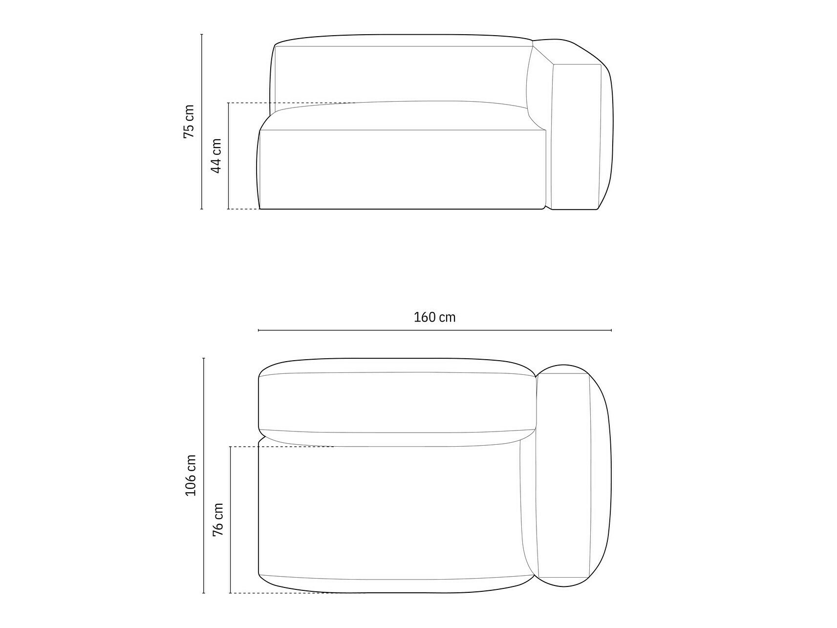 Modularer Sessel Sorcoro 111 (Vogue 11)