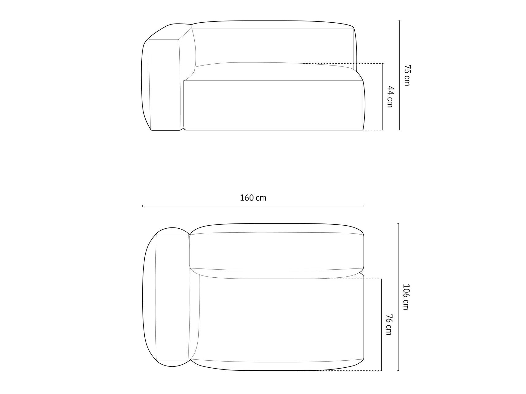 Modularer Sessel Sorcoro 111 (Vogue 15)