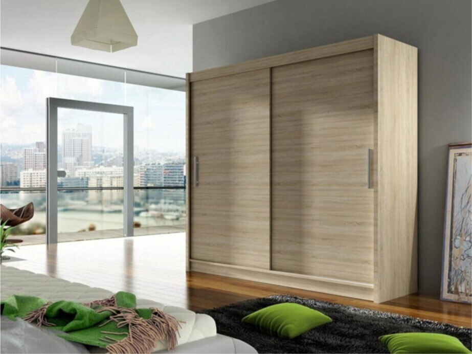 Kleiderschrank Closico 100 (Sonoma Eichenholzoptik)