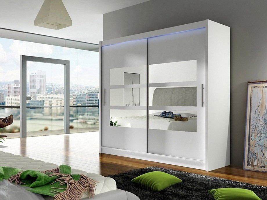 Kleiderschrank Closico Pallor III (Weiß)