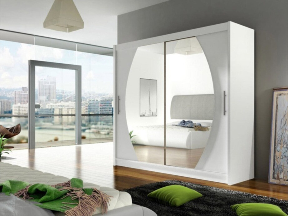 Kleiderschrank Closico Pallor IV (Weiß)