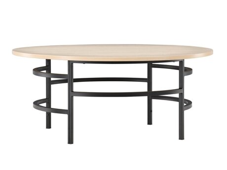 Couchtisch Dallas 4696 (Schwarz + Hellbraun)