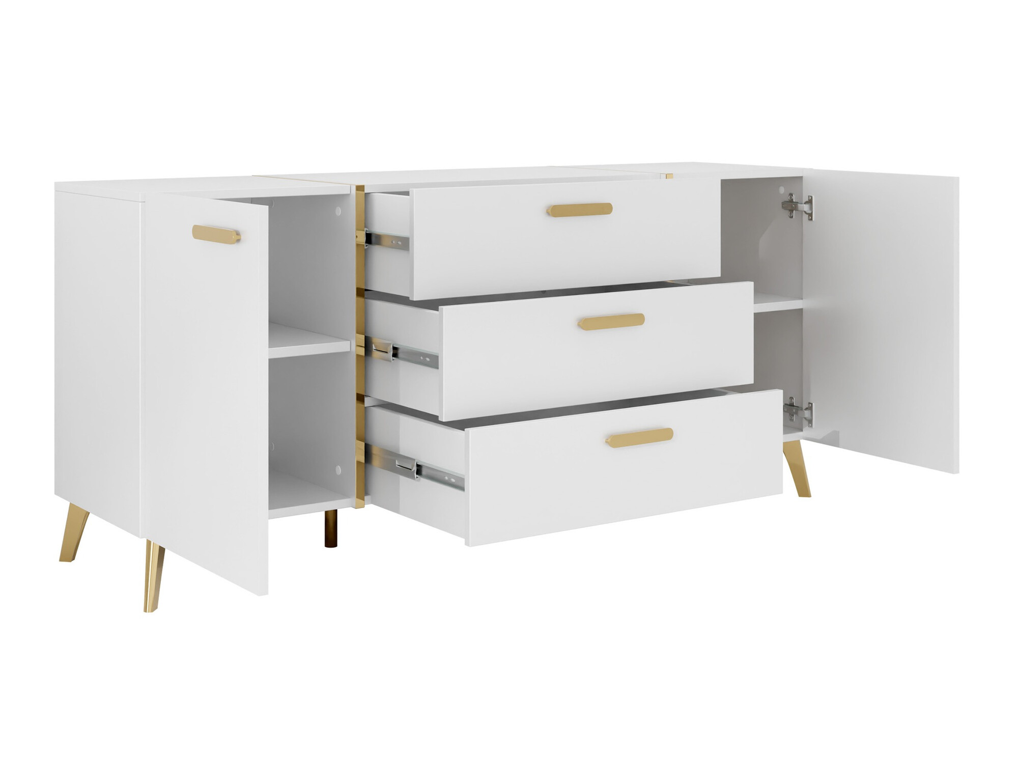 Wohnzimmer-Sets Comfivo Teslomo 115 (Kaschmir + Glänzendes Kaschmir)