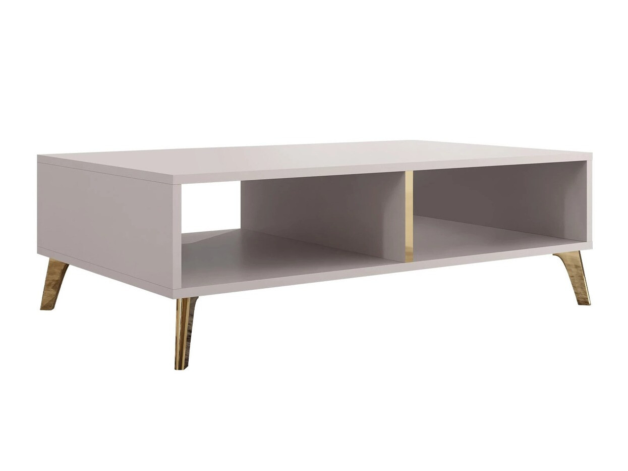 Wohnzimmer-Sets Comfivo Teslomo 115 (Kaschmir + Glänzendes Kaschmir)