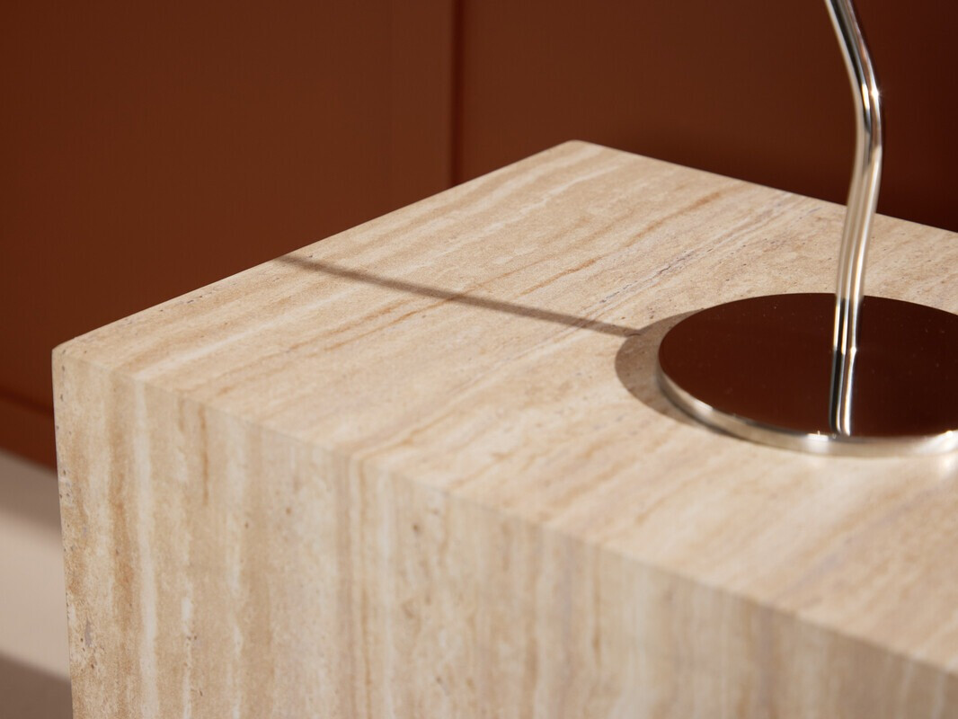 Beistelltisch Dallas 5005 (Hell Travertine)