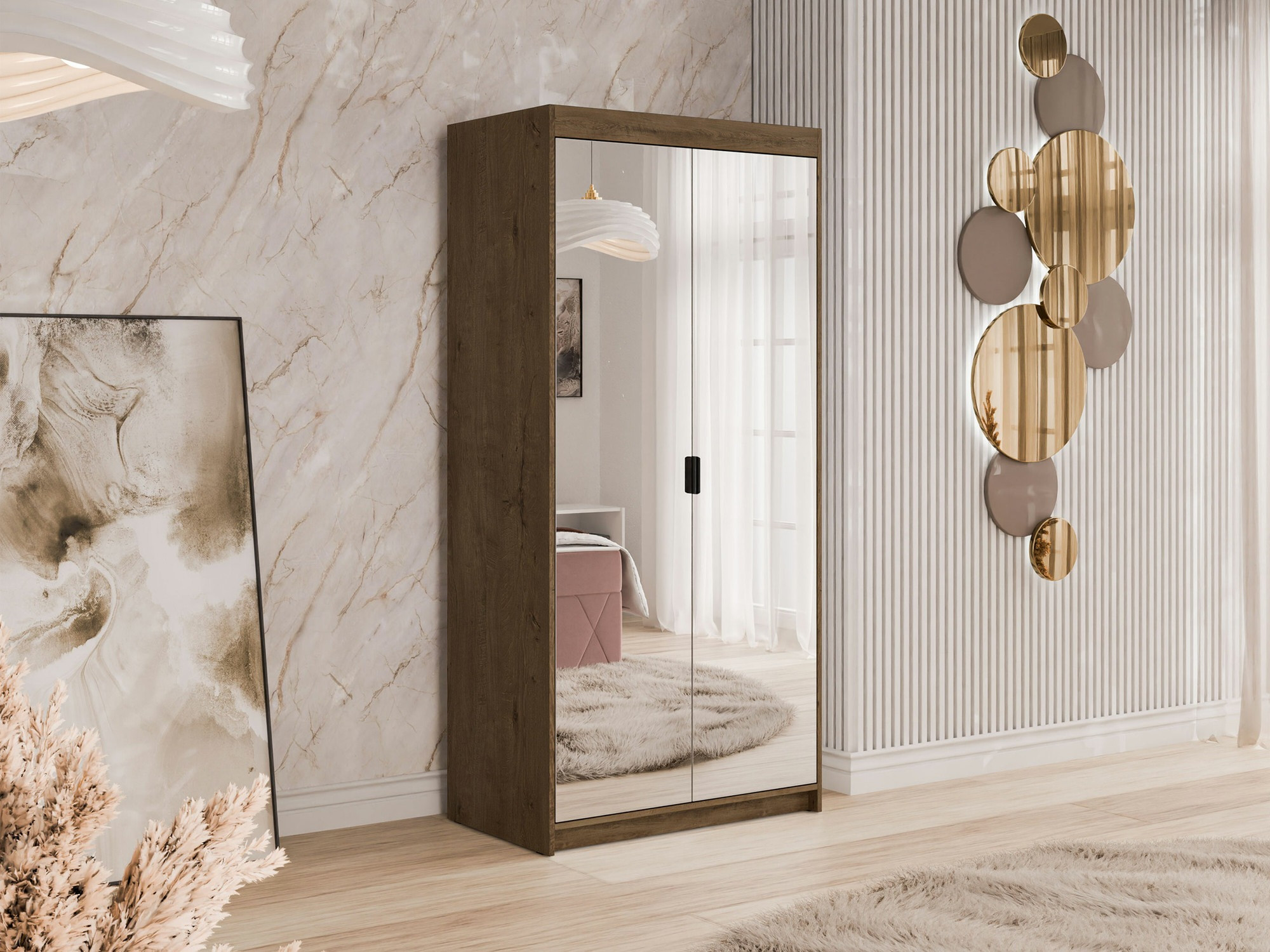 Kleiderschrank Novduni 114 (Lefkas-Eiche)