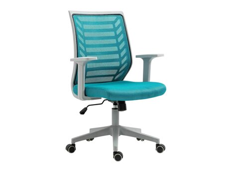 Bürostuhl Detroit 694 (Grau + Türkis)