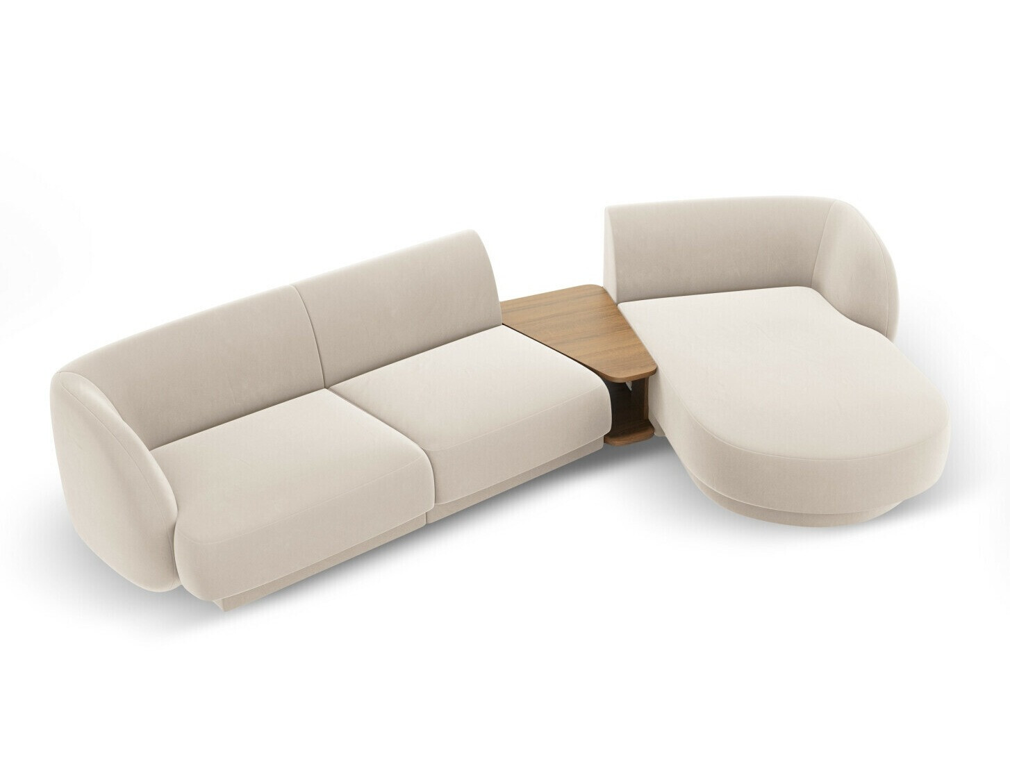 Modulares Ecksofa Tivlomi 117 (Bluvel 22)