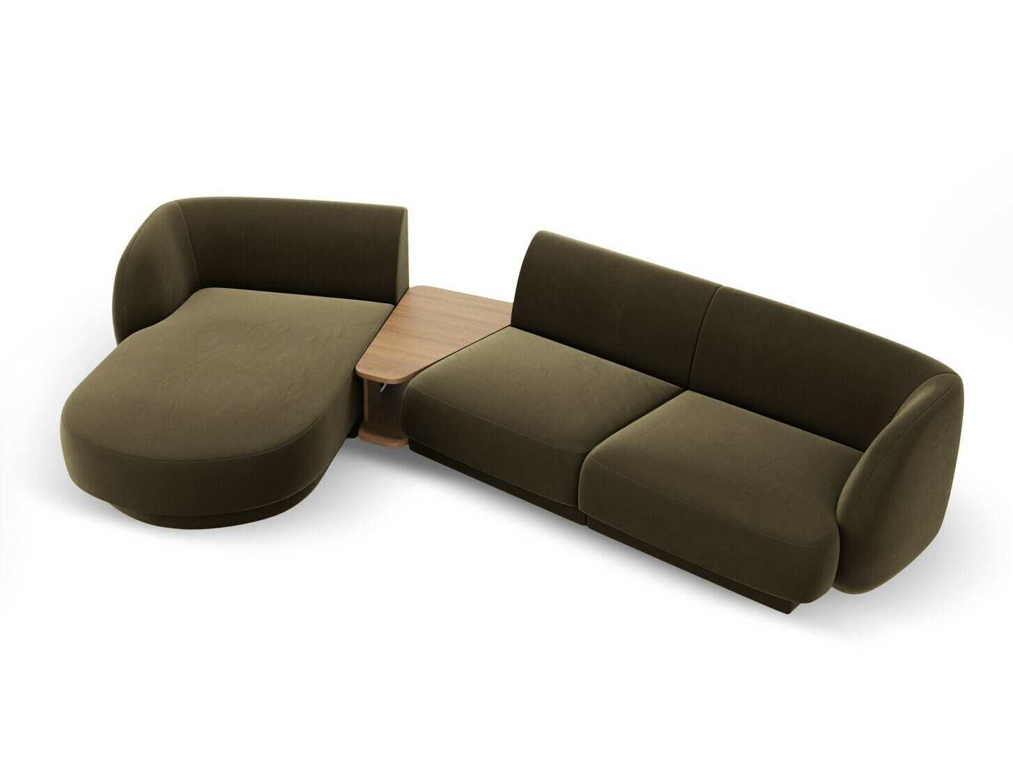 Modulares Ecksofa Tivlomi 117 (Bluvel 77)
