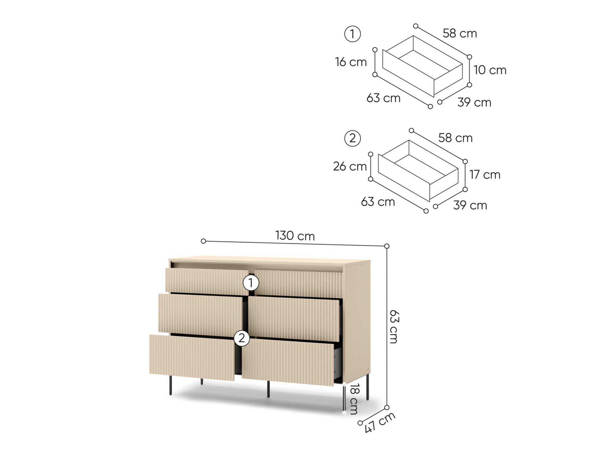 Kommoden Lorfera 104