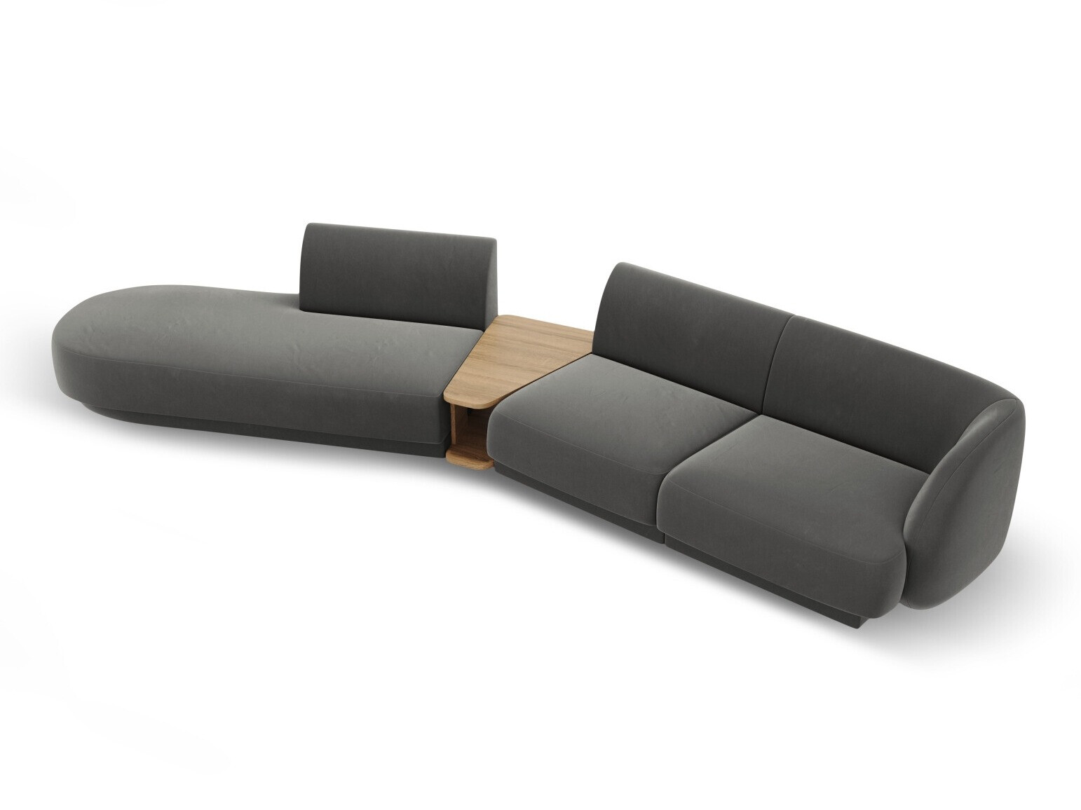 Modulares Ecksofa Tivlomi 119 (Bluvel 13)
