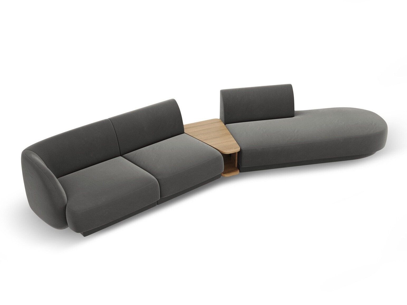Modulares Ecksofa Tivlomi 119 (Bluvel 13)