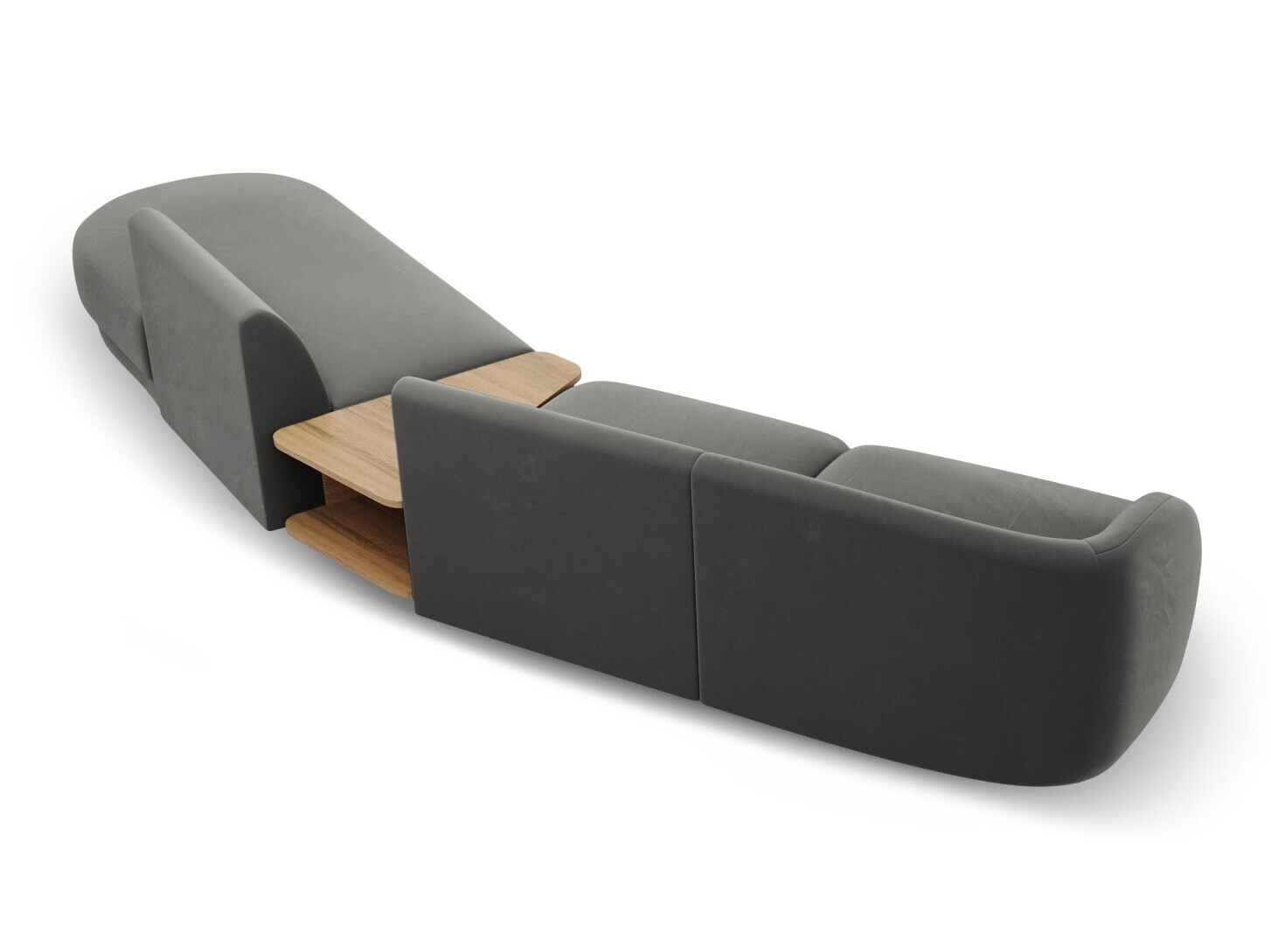 Modulares Ecksofa Tivlomi 119 (Bluvel 13)