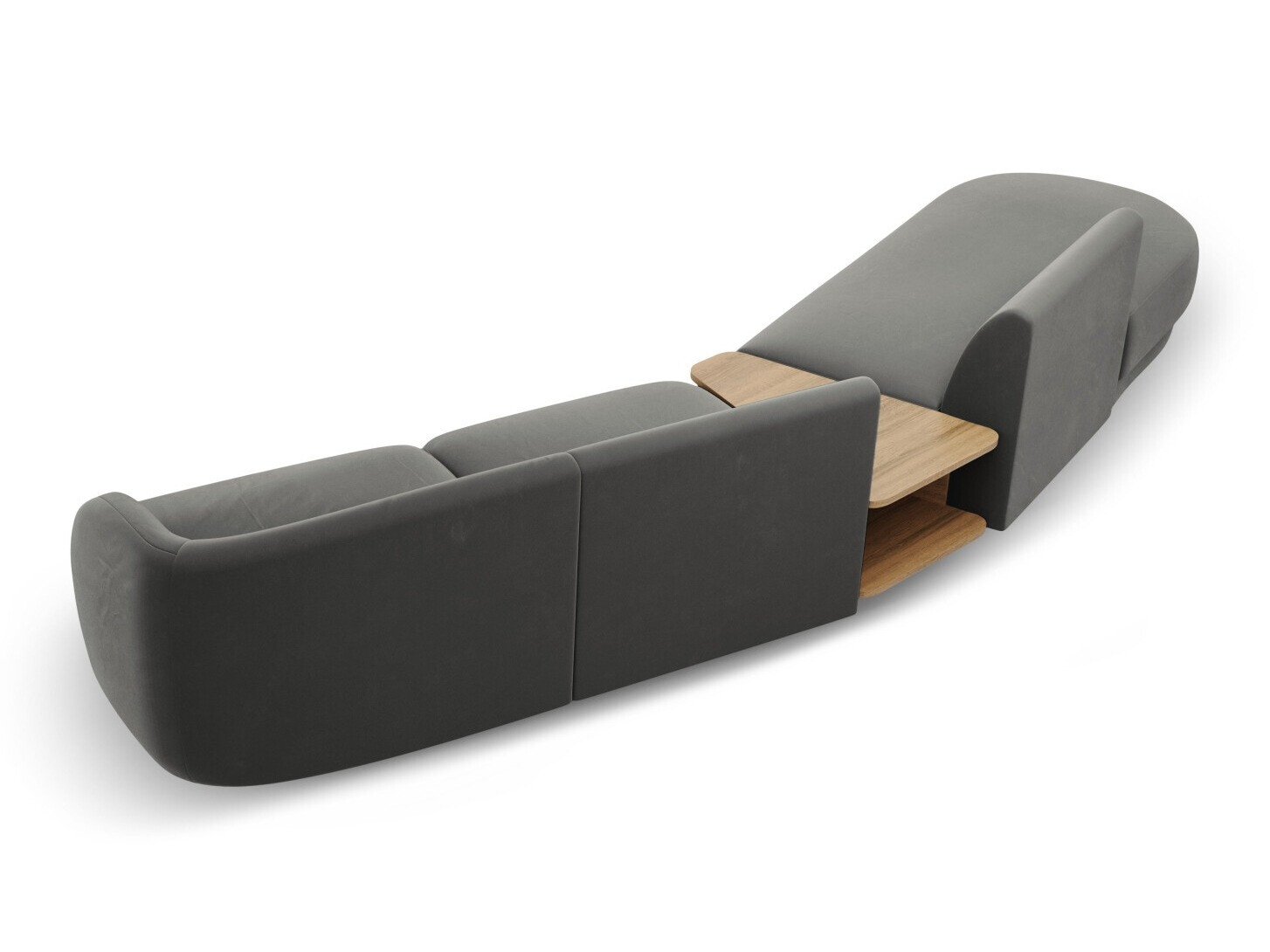 Modulares Ecksofa Tivlomi 119 (Bluvel 13)