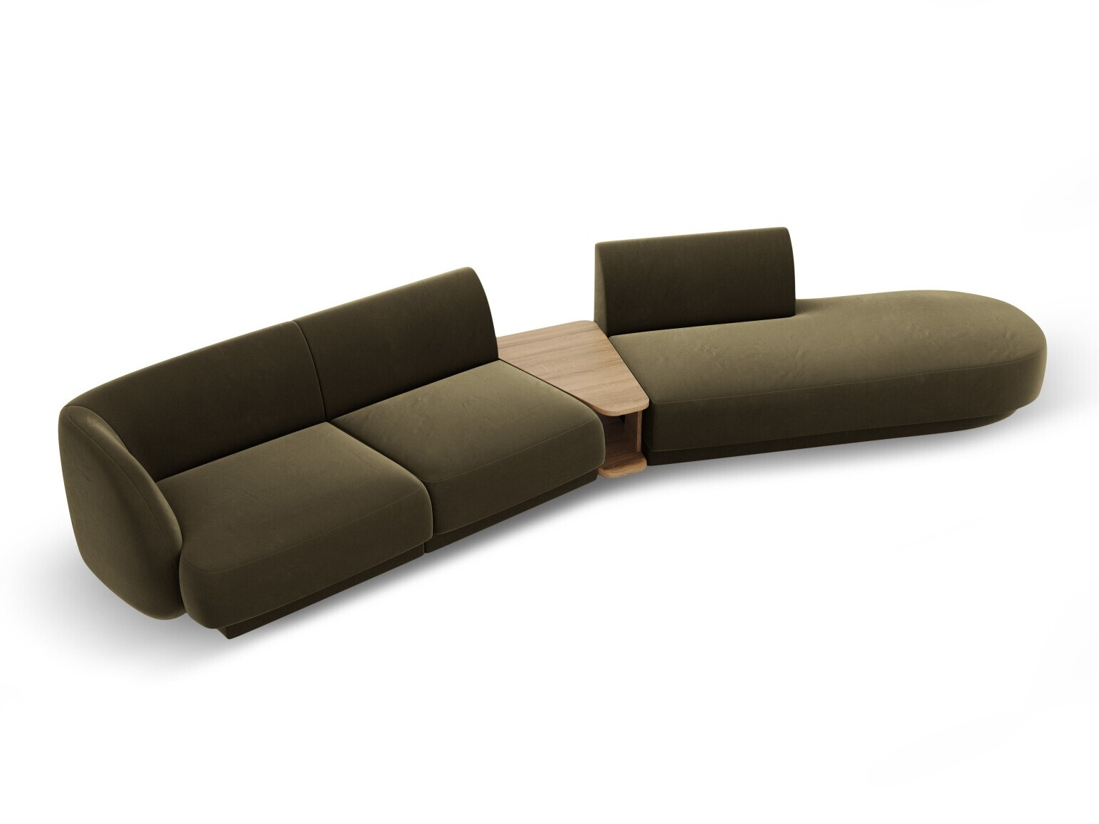 Modulares Ecksofa Tivlomi 119 (Bluvel 77)