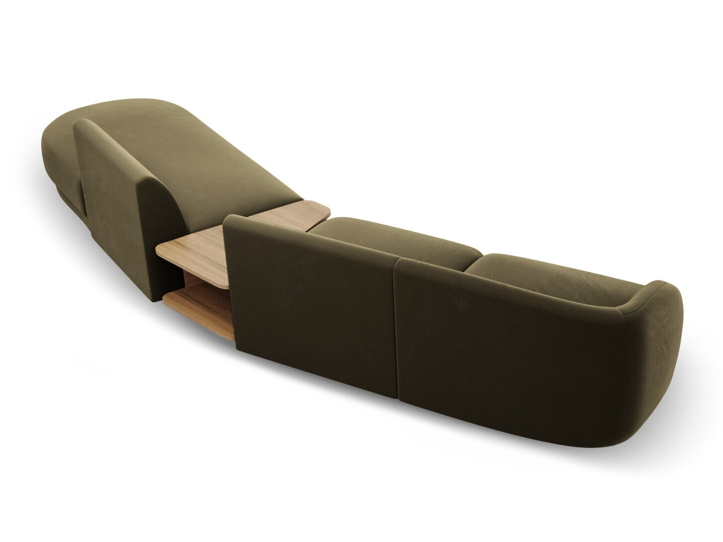 Modulares Ecksofa Tivlomi 119 (Bluvel 77)