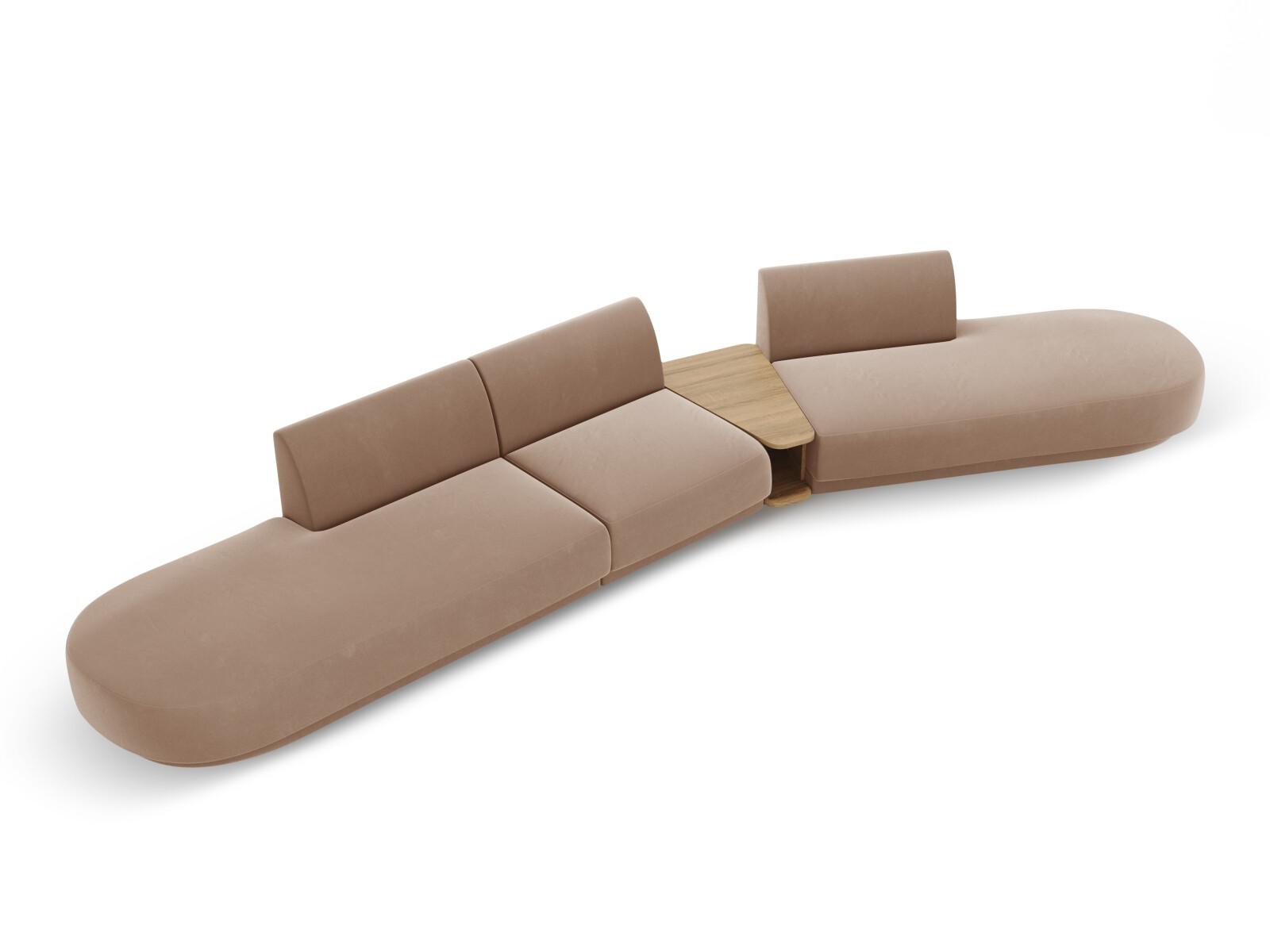Modulares Ecksofa Tivlomi 120 (Bluvel 40)