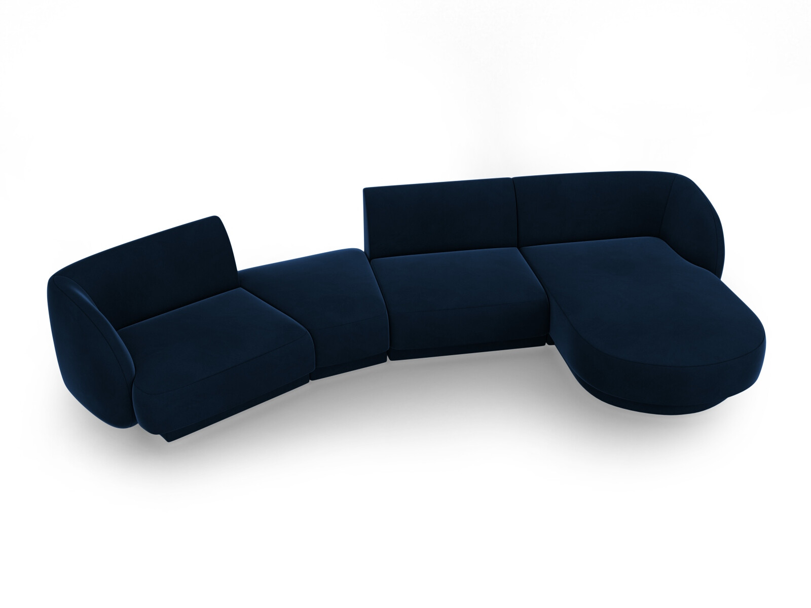 Modulares Ecksofa Tivlomi 121 (Bluvel 86)