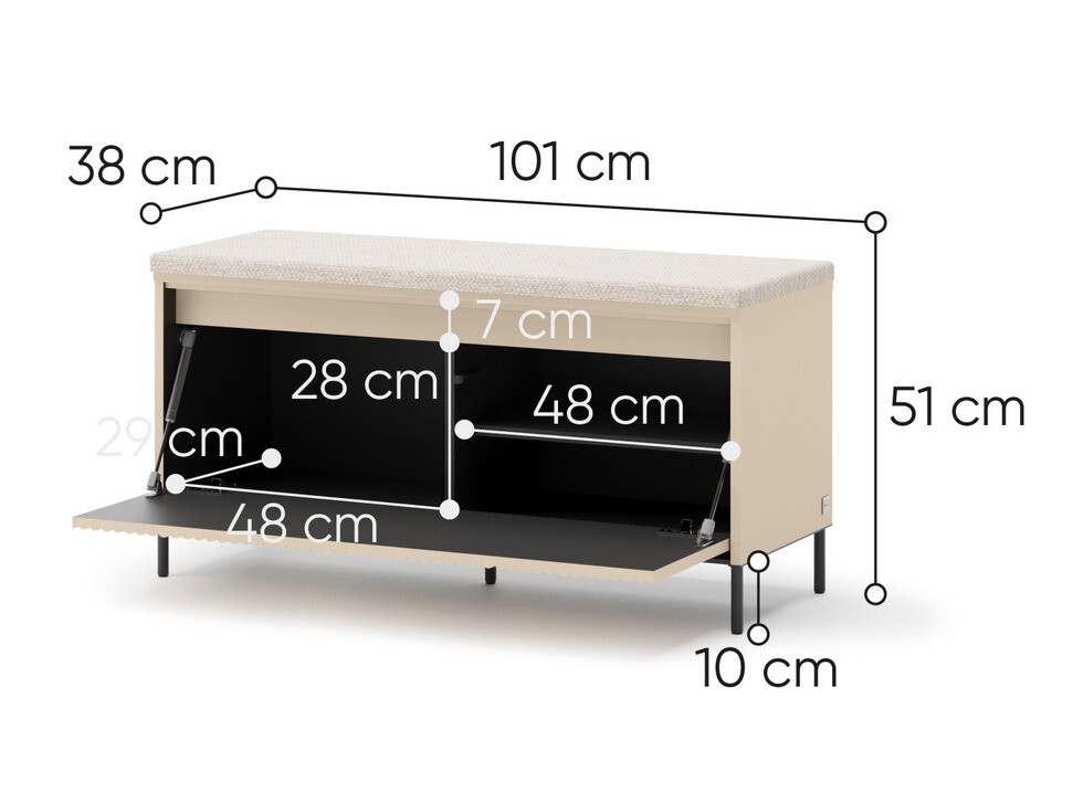 Schuhschrank Lorfera 115