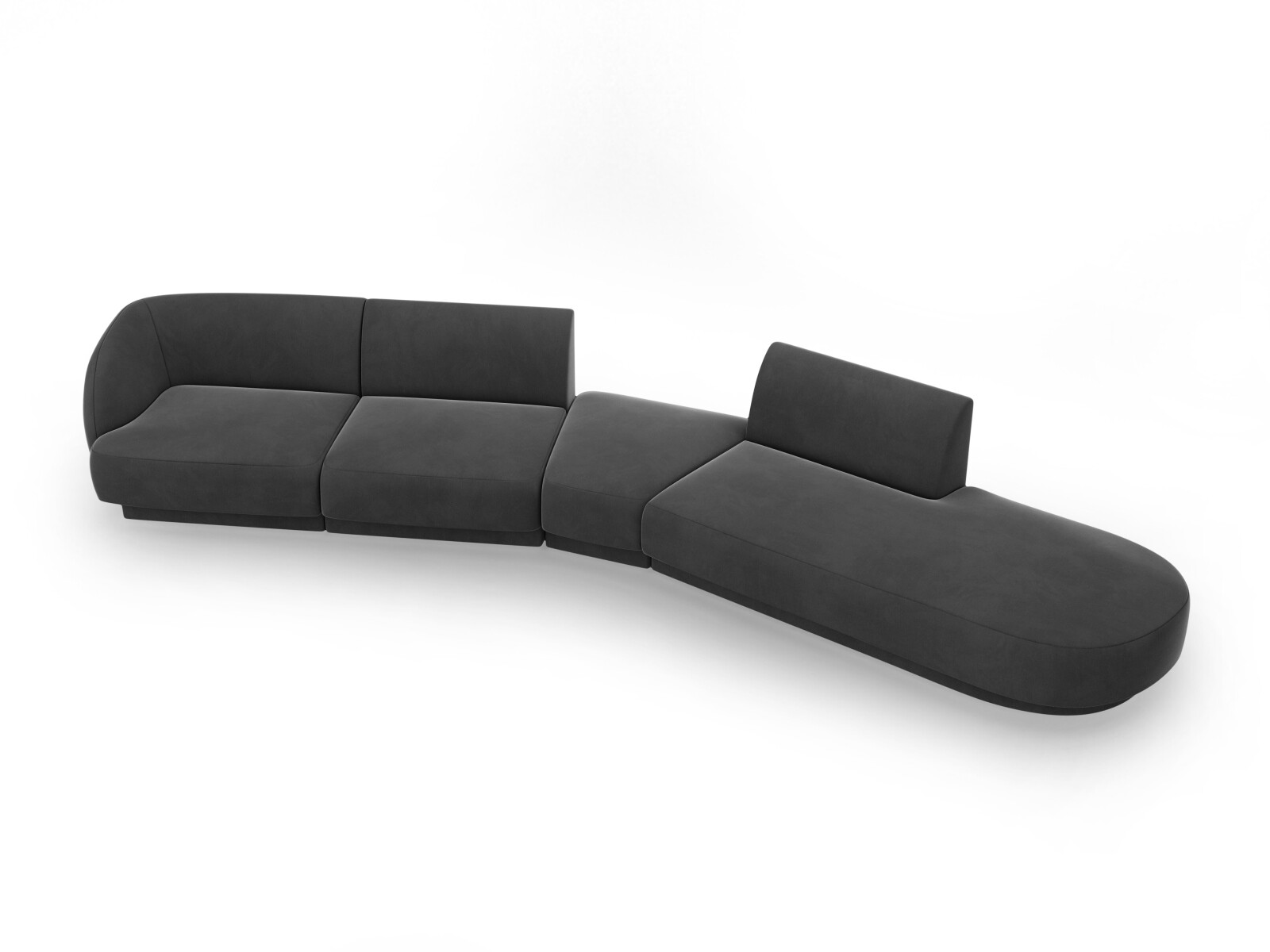 Modulares Ecksofa Tivlomi 123 (Bluvel 14)
