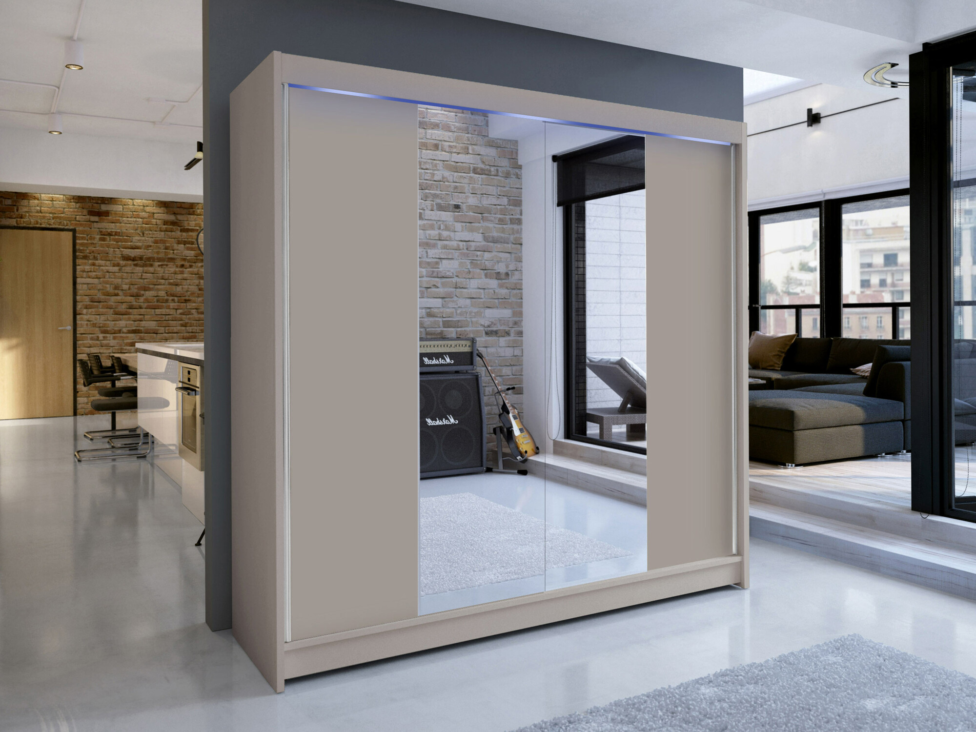 Kleiderschrank Closico Cavaris II (Kaschmir)