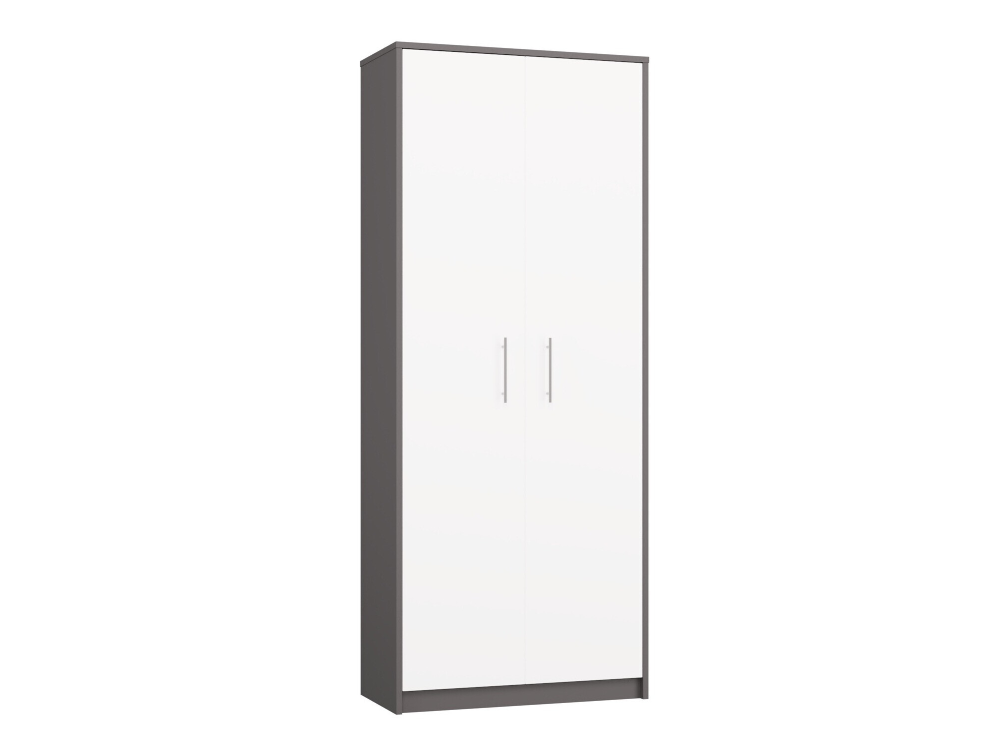 Regal Mandeville 196 (Anthrazit + Weiß)