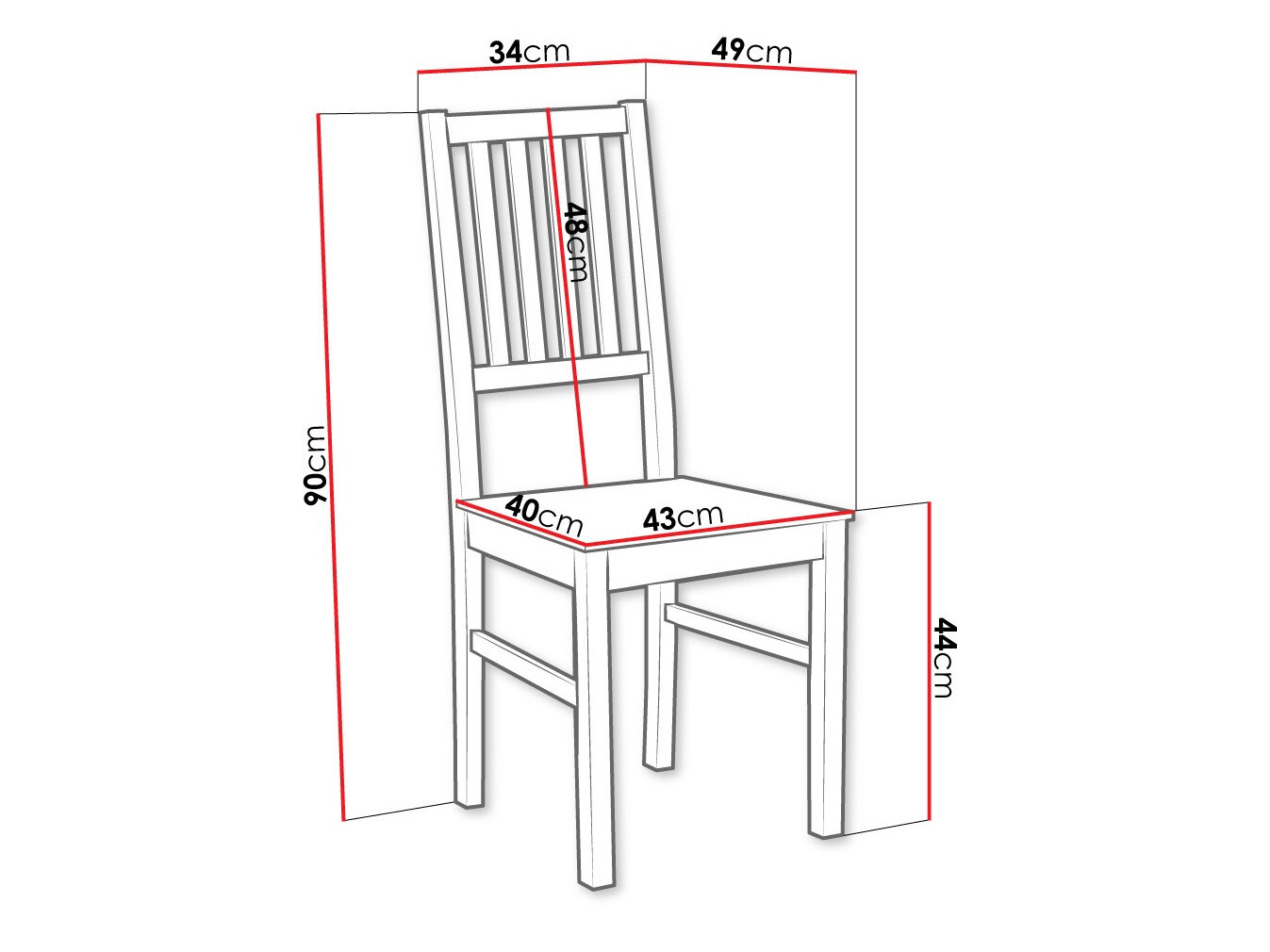 Stuhl Victorville 135 (Sonoma Eichenholzoptik)
