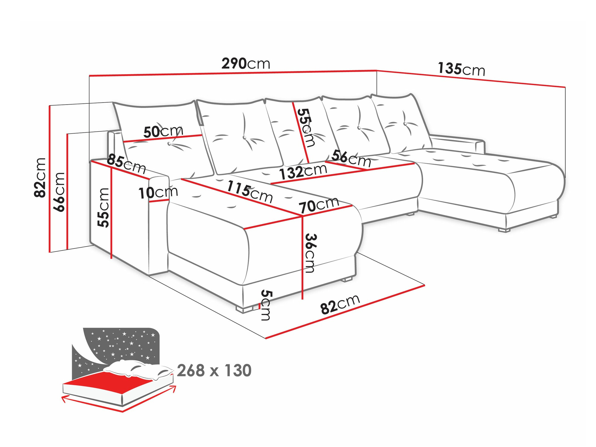 Ecksofa Memphis 106 (Lux 29 Strona)