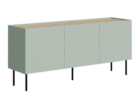 Sideboard Melbela 104 (Olivenbaum hell + Eichenholzoptik)