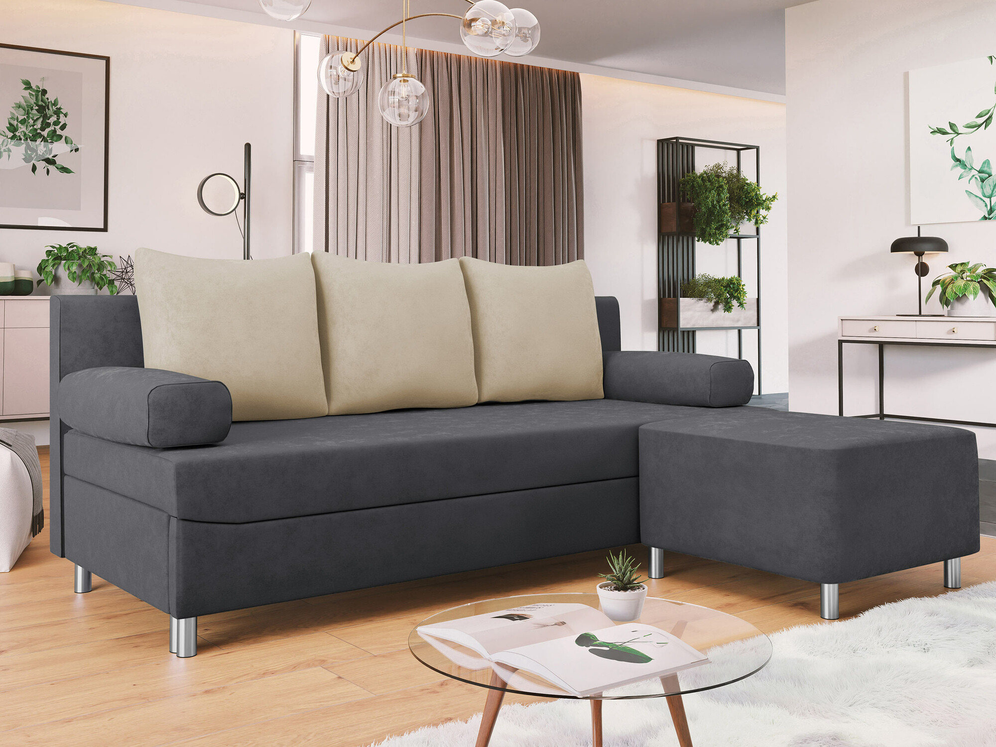 Polstermöbel-Set Comfivo Artes (Alova 36 + Alova 07)