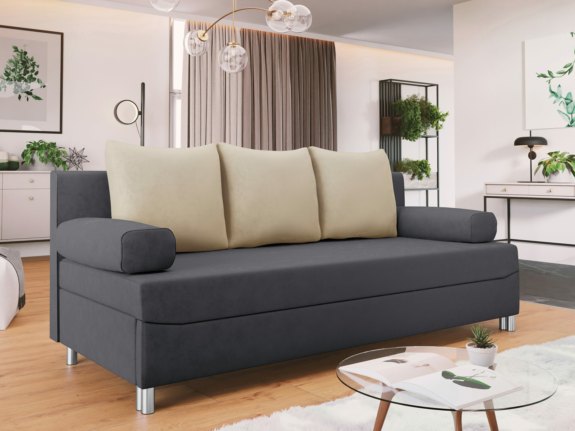 Schlafsofa Comfivo 125 (Alova 36 + Alova 07)