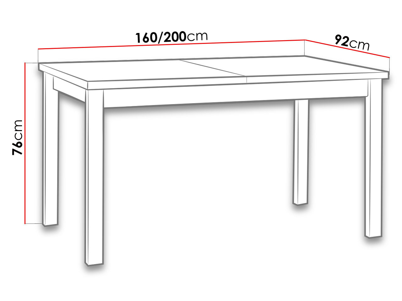 Tisch Victorville 177 (Weiß)