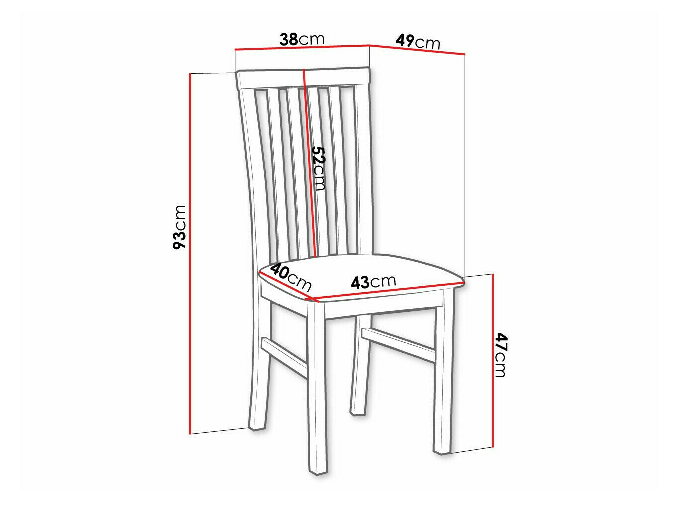 Stuhl Victorville 155 (Sonoma Eichenholzoptik)