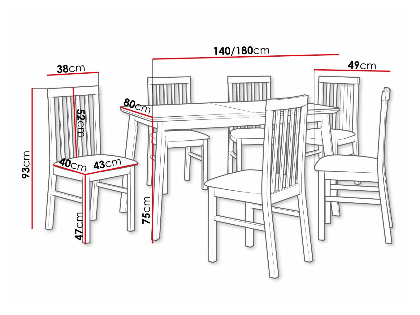 Essgruppe Victorville 267 (Schwarz)