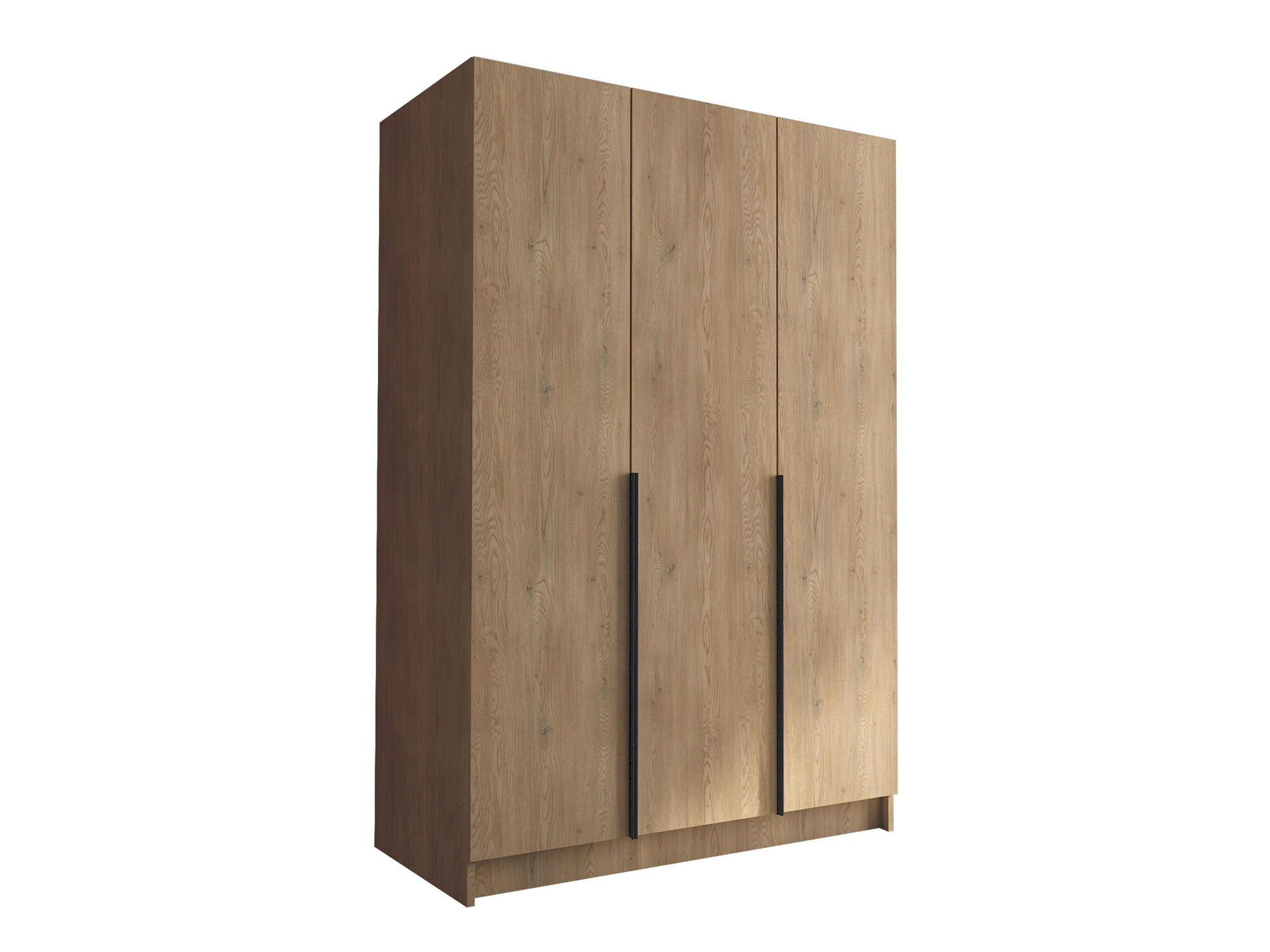 Kleiderschrank Closico Decoron I (Helles Holz + Schwarz)