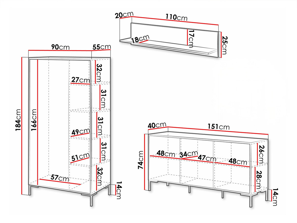 Wohnzimmer-Sets Fabula I